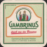 Beer coaster gambrinus-brauerei-rohrwild-3-small