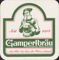 Beer coaster gampertbrau-2
