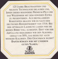 Beer coaster ganter-48-zadek