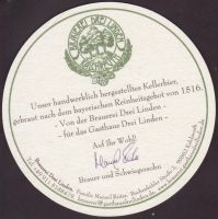 Beer coaster gasthaus-drei-linden-1-zadek-small