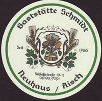 Beer coaster gaststatte-schmidt-brau-1