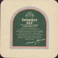 Pivní tácek gatzweiler-36-zadek