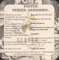 Beer coaster gerber-brau-gastronomie-2