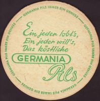 Beer coaster germania-brauerei-2-zadek