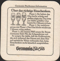 Beer coaster germania-f-dieninghoff-27-zadek