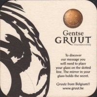 Beer coaster ghent-city-brewery-gruut-3