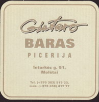 Beer coaster gintaro-baras-picerija-1