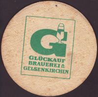 Beer coaster gluckauf-gelsenkirchen-3-zadek