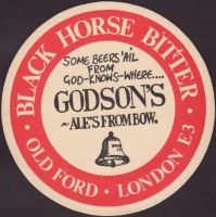 Beer coaster godson-freeman-wilmot-black-horse-2-zadek