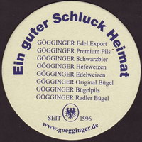 Beer coaster gogginger-adlerbrauerei-2-zadek