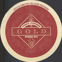 Beer coaster gold-1