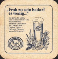 Beer coaster gold-ochsen-106-zadek-small