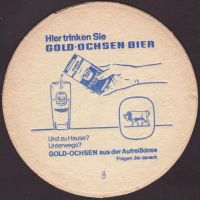 Beer coaster gold-ochsen-66-zadek
