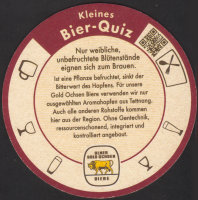 Beer coaster gold-ochsen-72-zadek