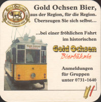 Beer coaster gold-ochsen-73-zadek