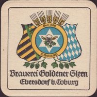 Beer coaster goldener-stern-1-small