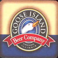 Beer coaster goose-island-2-oboje