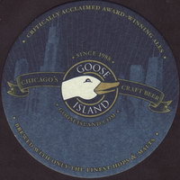 Beer coaster goose-island-8-zadek