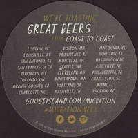 Beer coaster goose-island-9-zadek-small