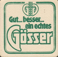 Beer coaster gosser-45-zadek