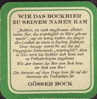 Beer coaster gosser-92-zadek