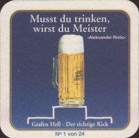 Beer coaster grafliche-brauerei-arco-valley-12-zadek