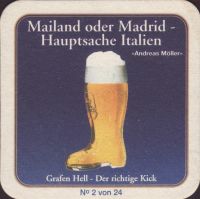 Beer coaster grafliche-brauerei-arco-valley-3-zadek