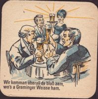 Beer coaster graminger-weissbrau-2-zadek