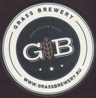 Beer coaster grass-1