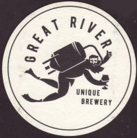 Beer coaster great-river-unique-2