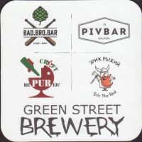 Beer coaster green-street-2-zadek