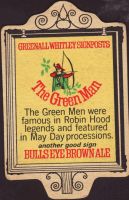 Beer coaster greenall-whitley-13-zadek