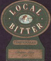 Beer coaster greenall-whitley-15-oboje