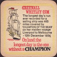 Beer coaster greenall-whitley-45-zadek-small