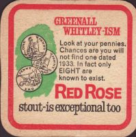 Pivní tácek greenall-whitley-48-zadek