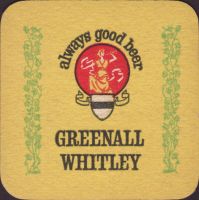 Pivní tácek greenall-whitley-50