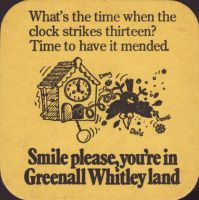Pivní tácek greenall-whitley-57