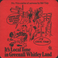 Beer coaster greenall-whitley-59-zadek