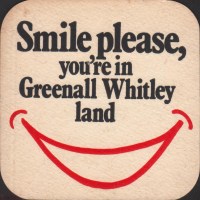 Beer coaster greenall-whitley-63