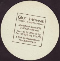 Beer coaster h-gut-hohne-1-zadek