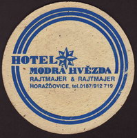 Pivní tácek h-modra-hvezda-1