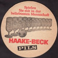 Pivní tácek haake-beck-101