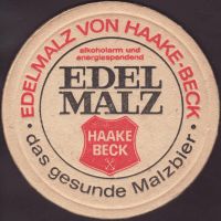 Beer coaster haake-beck-107-small