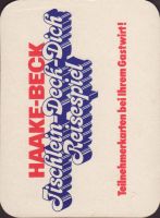 Beer coaster haake-beck-111-zadek