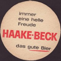 Pivní tácek haake-beck-121