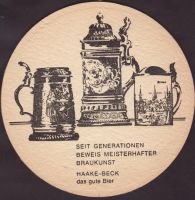 Beer coaster haake-beck-124-zadek