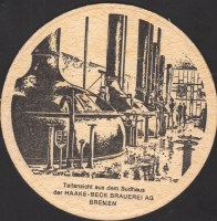 Beer coaster haake-beck-150-zadek