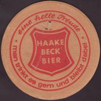 Beer coaster haake-beck-39-zadek