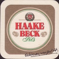 Pivní tácek haake-beck-83