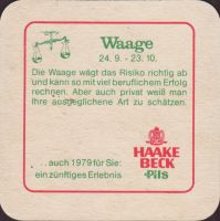 Beer coaster haake-beck-92-zadek